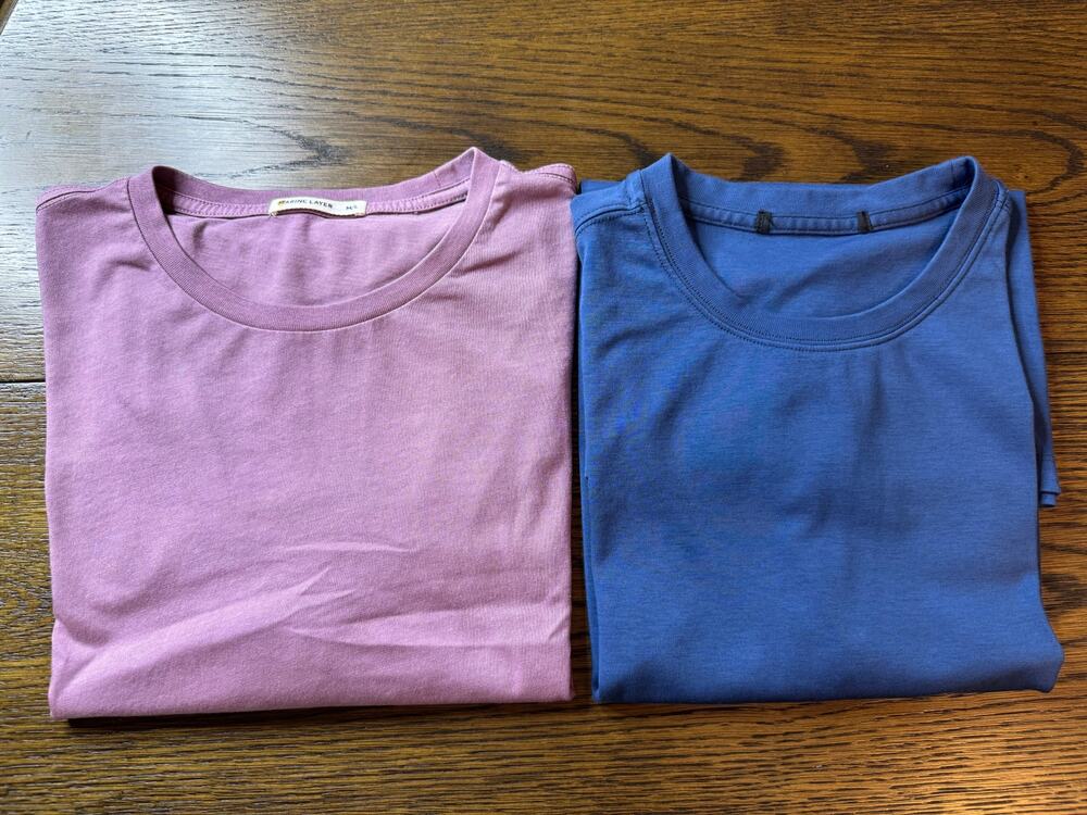 Bundle x 2 T-Shirt Men's Marine Layers & Robert Barakett Short Sleeve M